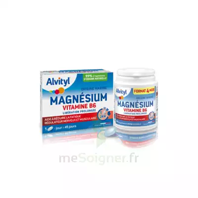 Alvityl Magnésium Vitamine B6 Libération Prolongée Comprimés Lp B/45 à TAVERNY